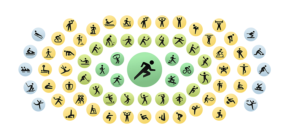 Ponad 150 trybów sportowych