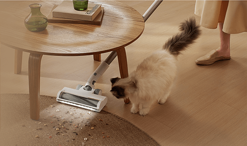 Szczotka z elektrycznym napędem, wałkiem i lampką