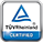 Logo certyfikatów TÜV Rheinland