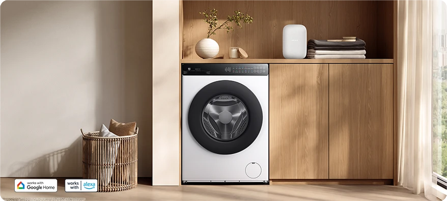 Mijia Front Load Washer Dryer 8kg współpracująca z Google Home i Amazon Alexa