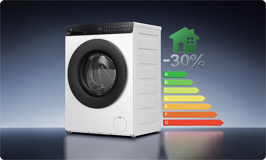 Pralka Mijia 8 kg z wysoką klasą efektywności energetycznej i oszczędnością energii do 30%