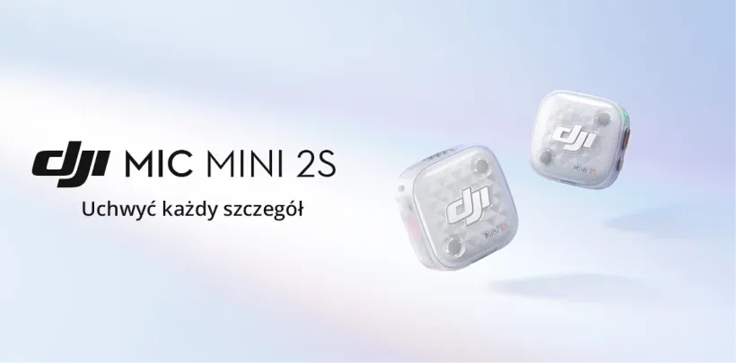 System mikrofonów bezprzewodowych DJI Mic Mini 2S (2TX + 1RX + etui ładujące)