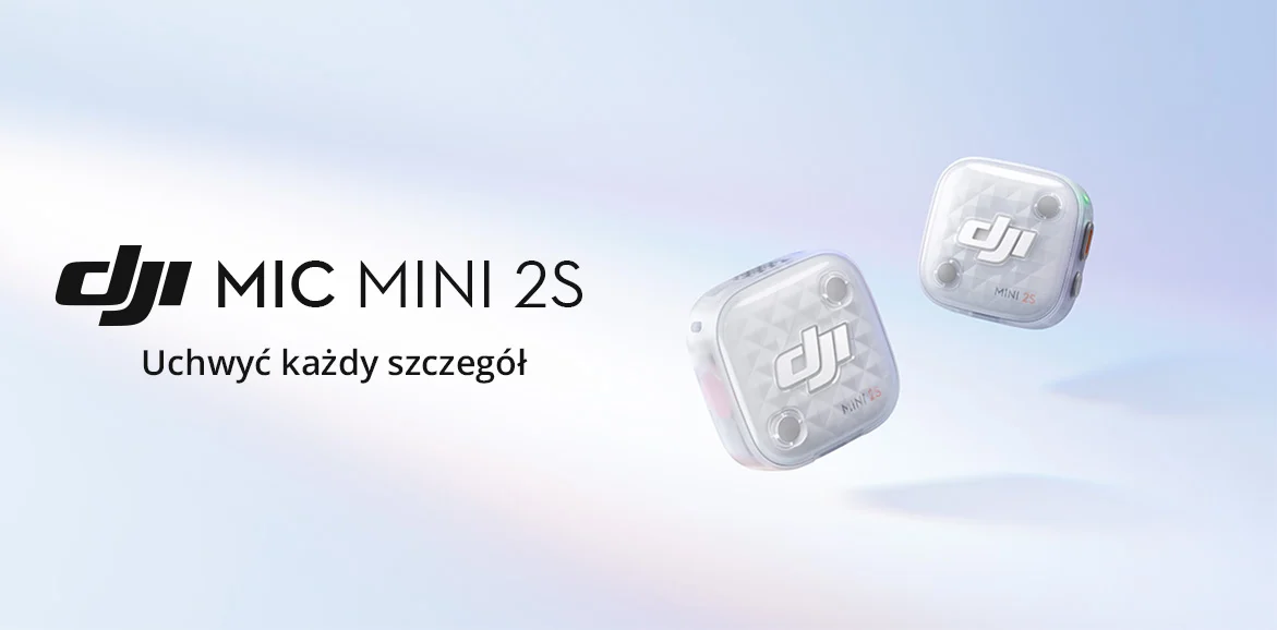 DJI Mic Mini 2S (1 TX + 1 Mobile RX + Etui ładujące)