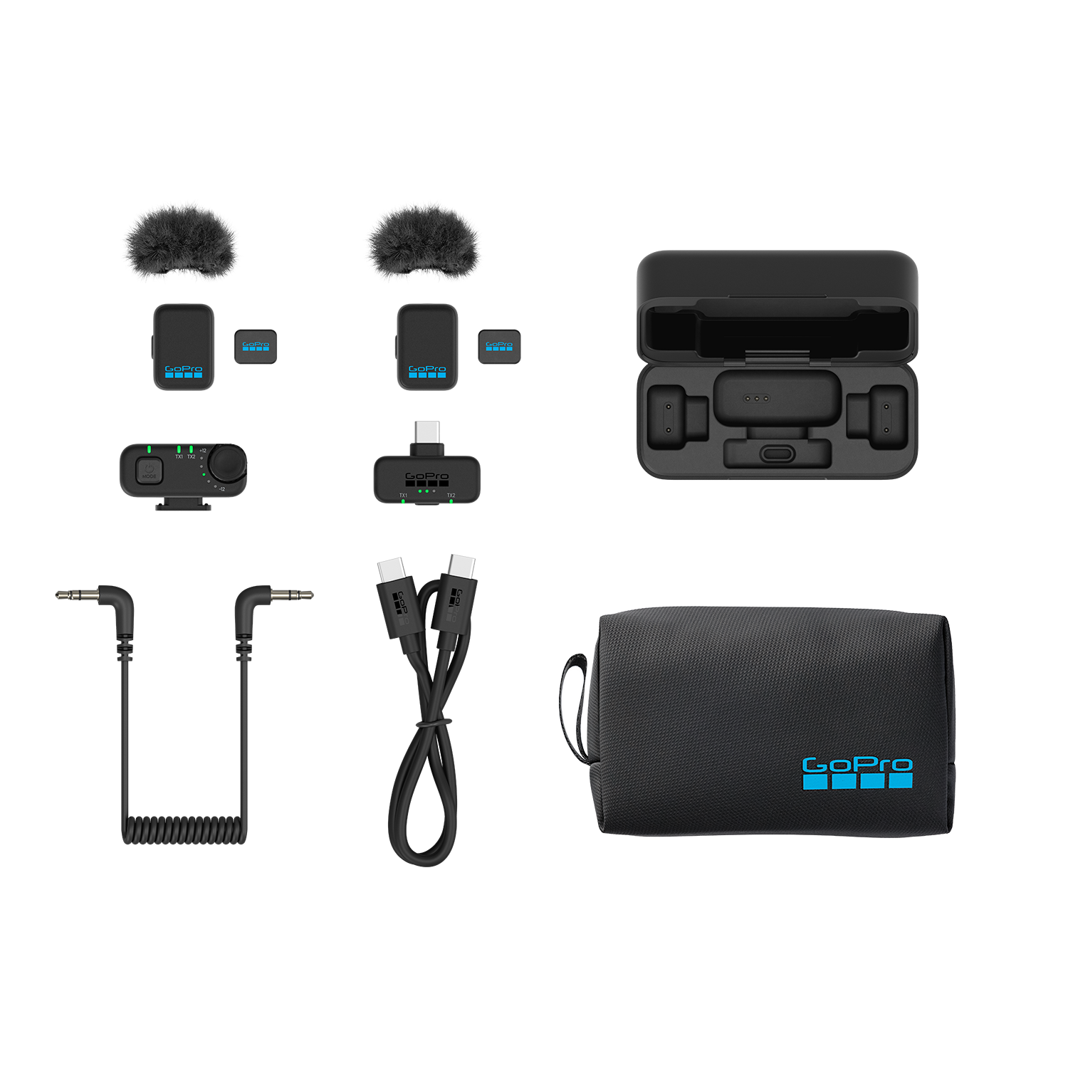 GoPro Wireless Mic Complete Kit - Profesjonalny Zestaw Mikrofonów Bezprzewodowych