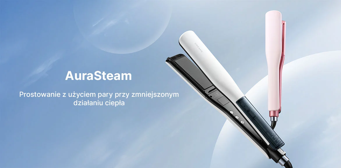 Prostownica do włosów Dreame Aura Steam Straight Pink