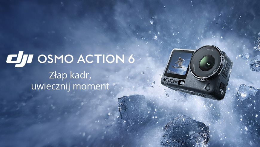 Kamera sportowa DJI Osmo Action 6 rozdzielczość 4K