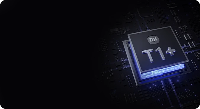 Układ Xiaomi T1+ przedstawiony na płycie głównej smartfona