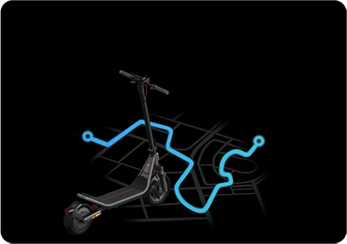 Schemat konstrukcji Xiaomi Electric Scooter 6 pokazujący rozmieszczenie podzespołów