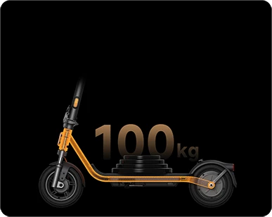 Konstrukcja ramy hulajnogi Xiaomi pokazująca rozkład wzmocnień i elementów nośnych