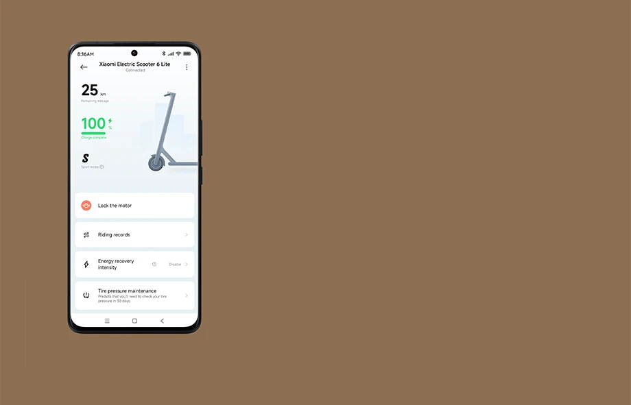 Aplikacja Xiaomi Home do zarządzania hulajnogą elektryczną