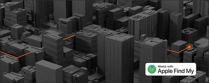 Mapa lokalizacji hulajnogi elektrycznej Xiaomi z funkcją Apple Find My