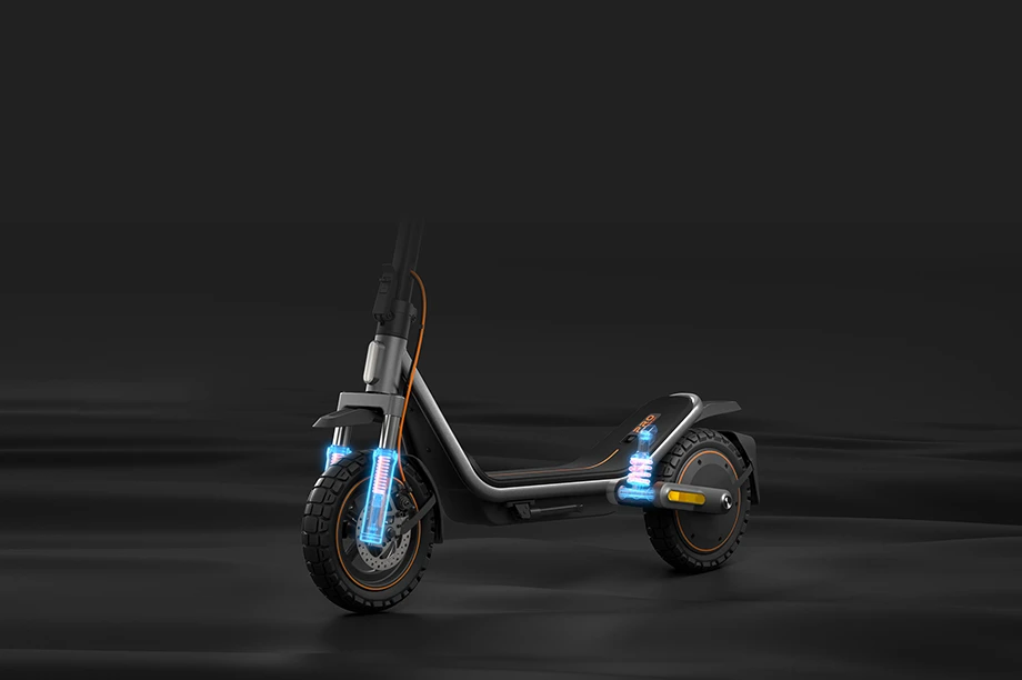 Konstrukcja hulajnogi Xiaomi Electric Scooter 6 Pro na podjeździe