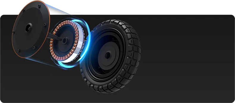 Rozłożony silnik tylnego koła hulajnogi Xiaomi Electric Scooter 6 Pro