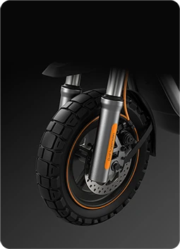Przednie koło hulajnogi Xiaomi Electric Scooter 6 Pro z tarczowym układem hamulcowym