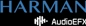 Logo Harman AudioEFX – technologia dźwiękowa stosowana w Xiaomi TV S Pro Mini LED 55 2026
