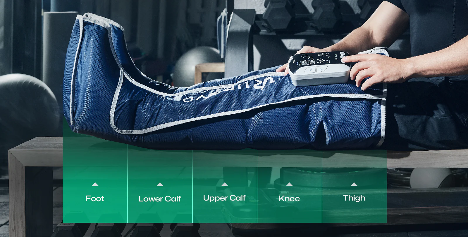 Zbawienie dla nóg po bieganiu i treningu siłowym – testujemy inteligentny masażer UREVO