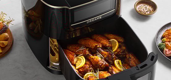 Dreame Tasti™ AF30 – Rewolucja w kuchni. Inteligentne gotowanie parą i gorącym powietrzem w jednym urządzeniu