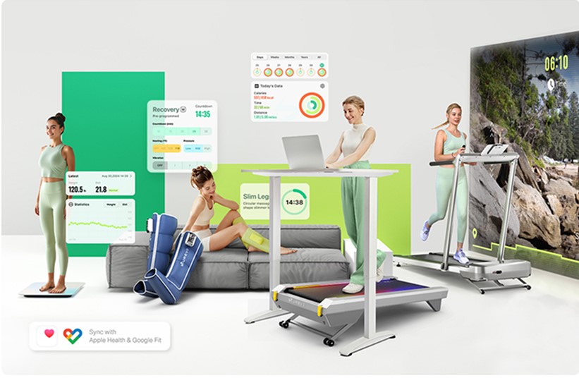 UREVO FoldiMix 5 Pro – bieżnia, która zmienia codzienność. Twoje tempo. Twój rytm. Twoja domowa siłownia.