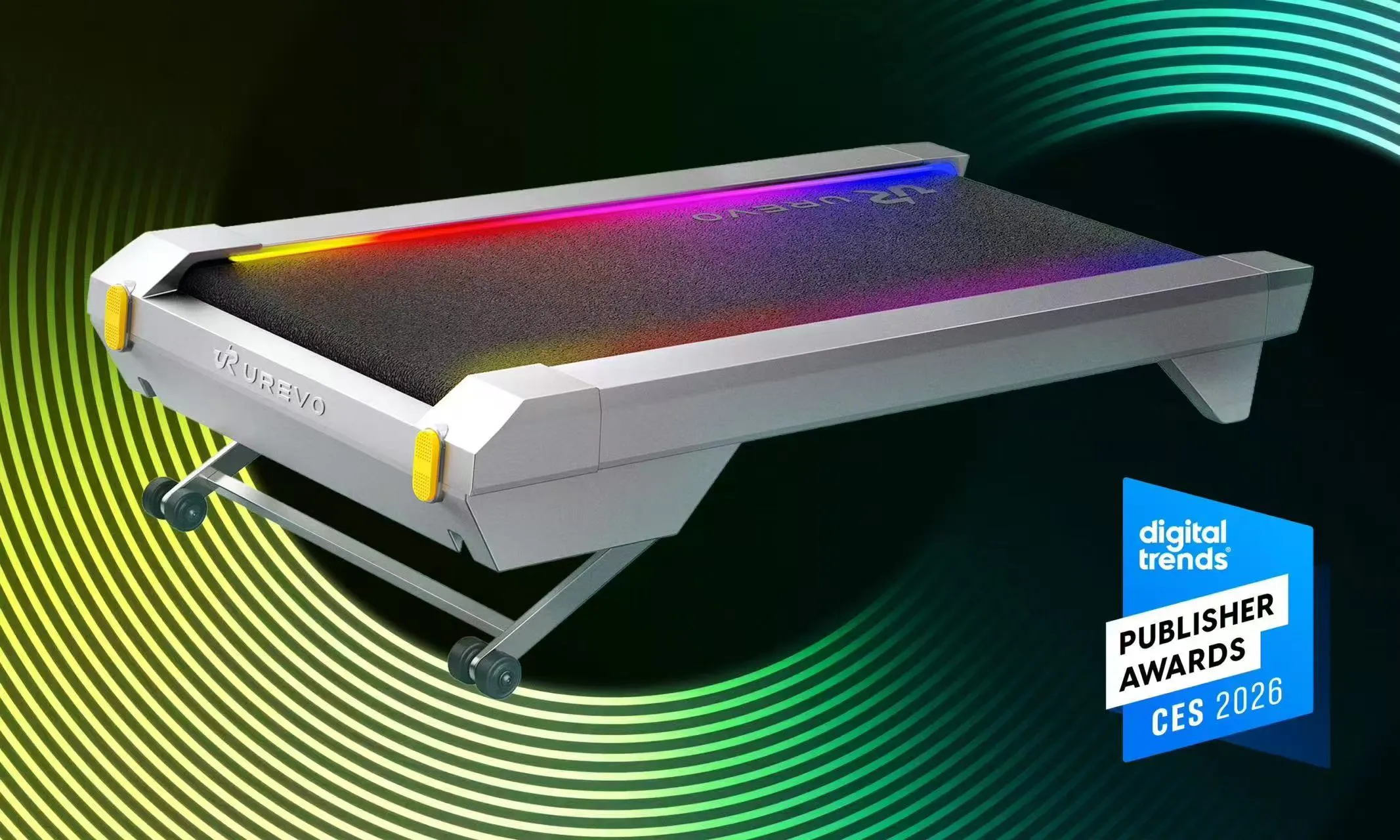 UREVO CyberPad ponownie nagrodzona na CES 2026. Inteligentna bieżnia, która wyznacza nowe standardy treningu w domu i biurze