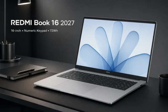 REDMI Book 16 z blokiem numerycznym. Premiera nowego laptopa Xiaomi