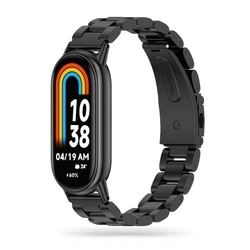 Opaska stalowa Tech-Protect Stainless do Xiaomi Mi Band 8 / 9 / 10 czarna