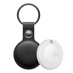 MiLi Lokalizator GPS biały + czarne etui w formie breloka MiTag
