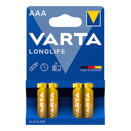 Baterie LR03 4 sztuki Varta Longlife AAA