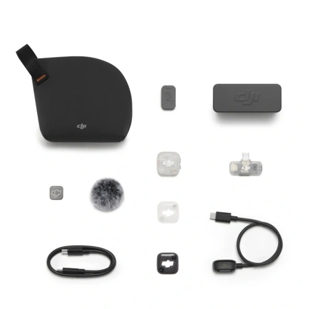 System mikrofonów bezprzewodowych DJI Mic Mini 2S (1TX + 1RX mobile + etui ładujące)
