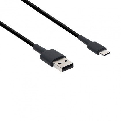 Kabel z Szybkim Ładowaniem USB Typ C 27W 100 cm Mi Czarny