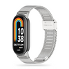 Opaska Stalowa bransoletka Tech-Protect Milaneseband do Xiaomi Mi Band 8 / 9 / 10 Srebrna