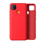 Czerwone Etui Silikonowe Ochronne Xiaomi Redmi 9C NFC