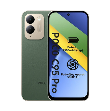 Smartfon Xiaomi POCO C95 Pro 6+128GB Green
