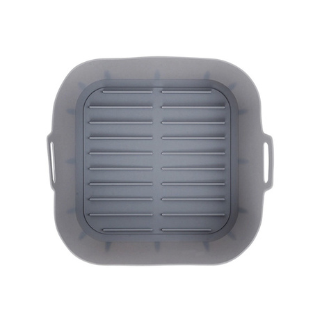 Wkład silikonowy do frytkownicy Air Fryer 22x22x7cm szary
