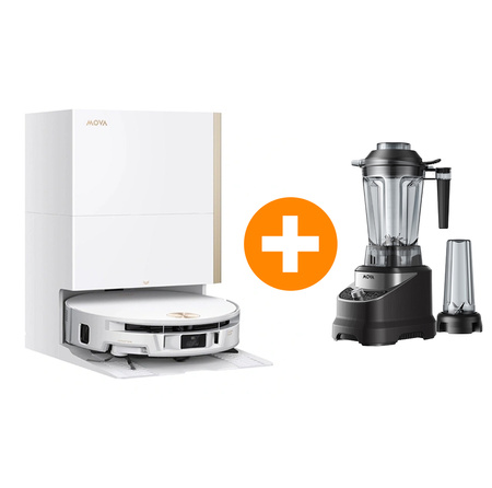 Robot sprzątający MOVA S70 Ultra Roller biały + blender MOVA BL10