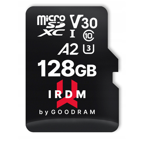 Karta pamięci IRDM M2AA 128GB Micro SD UHS I Class 10