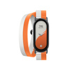 Pasek Xiaomi Dual-tone Leather Strap White and Orange