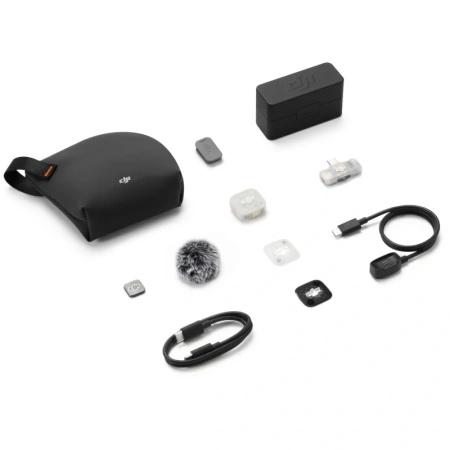 System mikrofonów bezprzewodowych DJI Mic Mini 2S (1TX + 1RX mobile + etui ładujące)