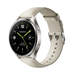 Zegarek Smartwatch Xiaomi Watch 2 Titan Gray ze skórzanym paskiem
