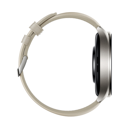 Zegarek Smartwatch Xiaomi Watch 2 Titan Gray ze skórzanym paskiem