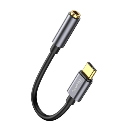 Adapter Audio Baseus L54 USB Type-C do Jack 3,5mm szary