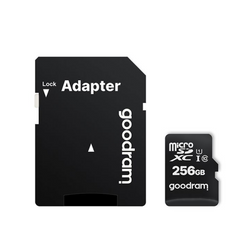Karta Pamięci 256GB 100 MB/s Micro SD UHS-I Class 10 GOODRAM