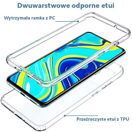 Etui Ochronne Dwuwarstwowe Xiaomi Redmi 9C NFC Przeźroczysty