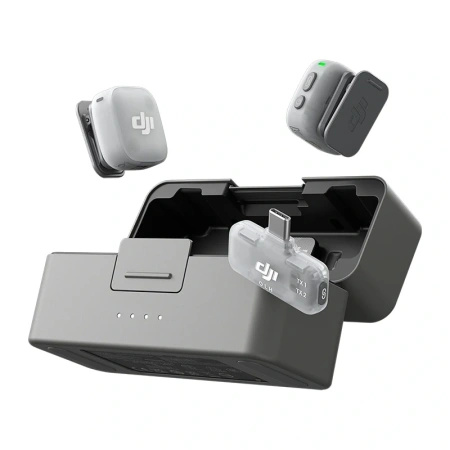 System mikrofonów bezprzewodowych DJI Mic Mini 2 (2 TX + 1 Mobile RX + Etui ładujące)