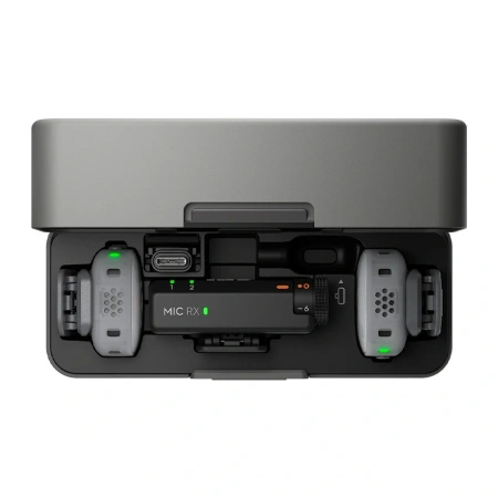 System mikrofonów bezprzewodowych DJI Mic Mini 2 (2 TX + 1 RX + Etui ładujące)
