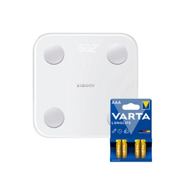 Inteligentna Waga Łazienkowa Xiaomi Mi Body Composition Scale S400 + baterie
