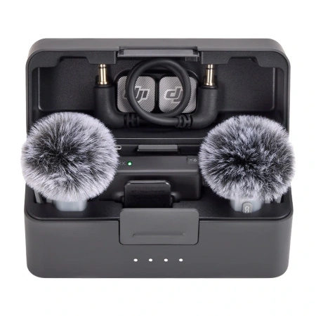 System mikrofonów bezprzewodowych DJI Mic Mini 2 (2 TX + 1 RX + Etui ładujące)