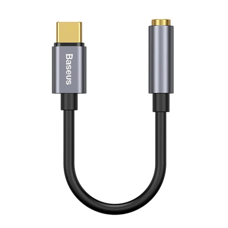Adapter Audio Baseus L54 USB Type-C do Jack 3,5mm szary
