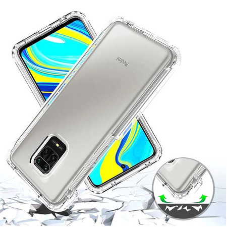 Etui Ochronne Dwuwarstwowe Xiaomi Redmi 9C NFC Przeźroczysty