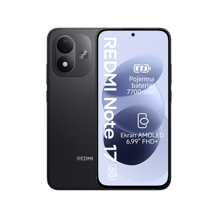 Smartfon Xiaomi Redmi Note 17 5G 6+256GB Black