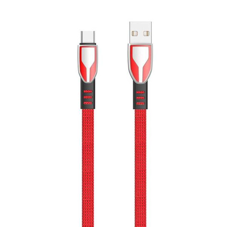 Kabel z Szybkim Ładowaniem do 25W USB Type-C Braided Dudao 100 cm Red